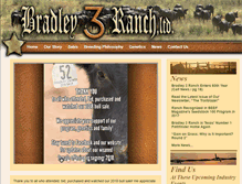 Tablet Screenshot of bradley3ranch.com